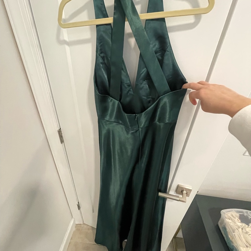 Jenny Yoo Corinne emerald green bridesmaids dress size 8